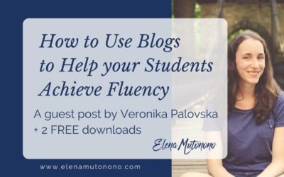 How to use blogs to help your students achieve fluency