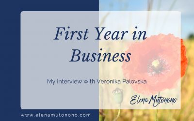 First year in business: my interview with Veronika Palovska
