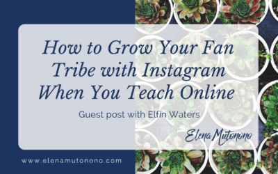 How to Grow Your Fan Tribe with Instagram When You Teach Online (Guest Post)
