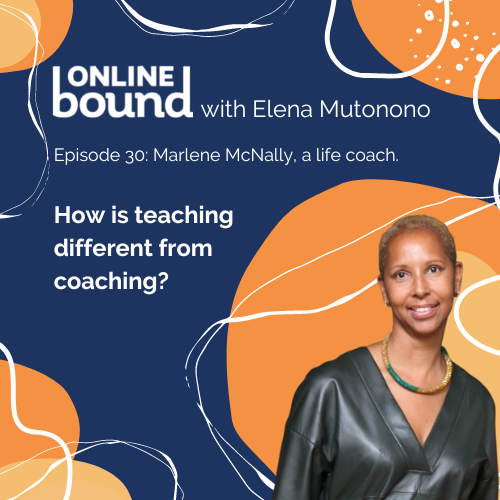 Marlene McNally on the difference between coaching and teaching